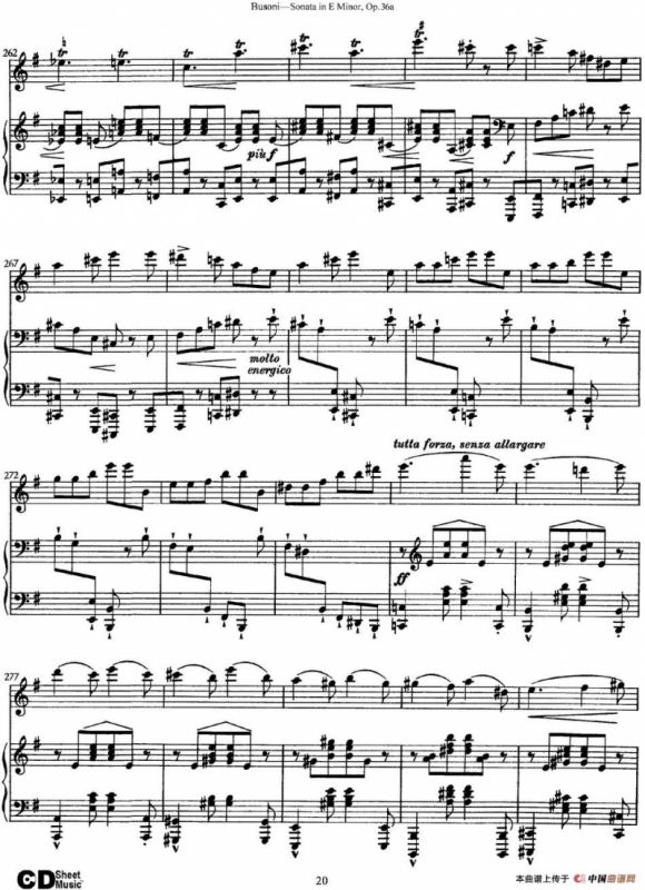 Violin Sonata No.2 in E Minor Op.36（小提琴+钢琴伴奏）