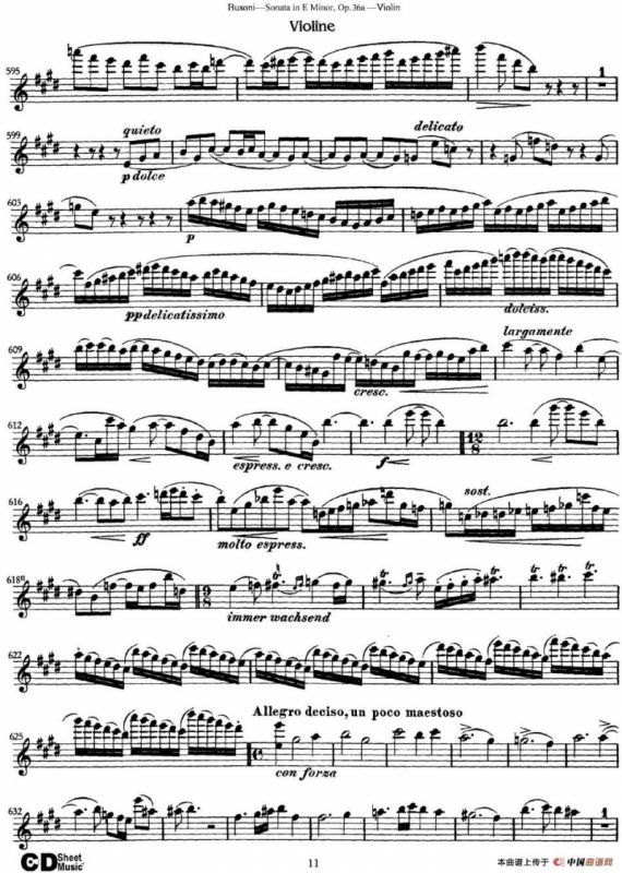 Violin Sonata No.2 in E Minor Op.36