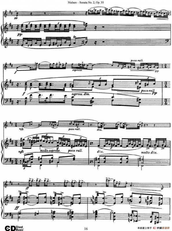 Violin Sonata No.2 Op.35（小提琴+钢琴伴奏）