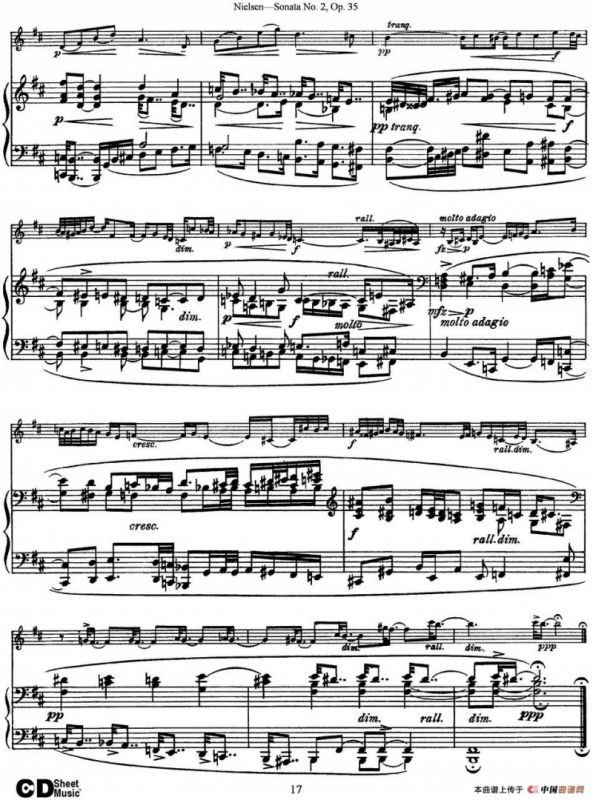 Violin Sonata No.2 Op.35（小提琴+钢琴伴奏）