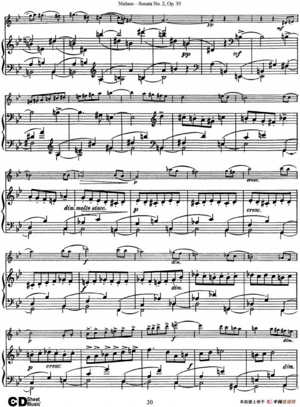 Violin Sonata No.2 Op.35（小提琴+钢琴伴奏）