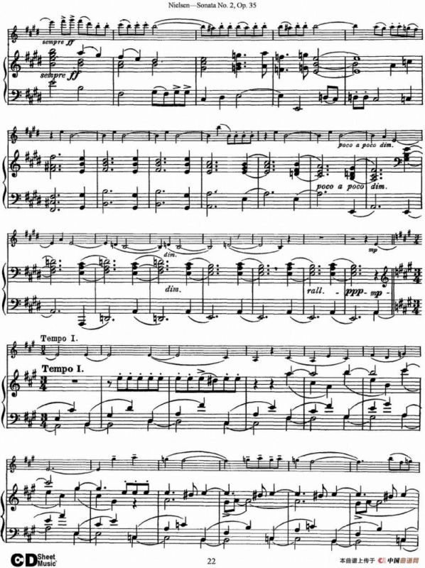 Violin Sonata No.2 Op.35（小提琴+钢琴伴奏）