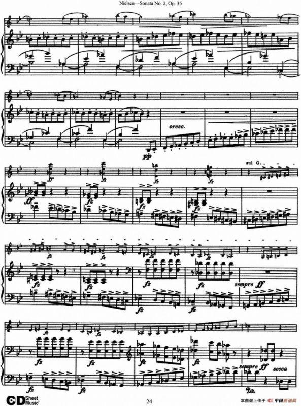 Violin Sonata No.2 Op.35（小提琴+钢琴伴奏）