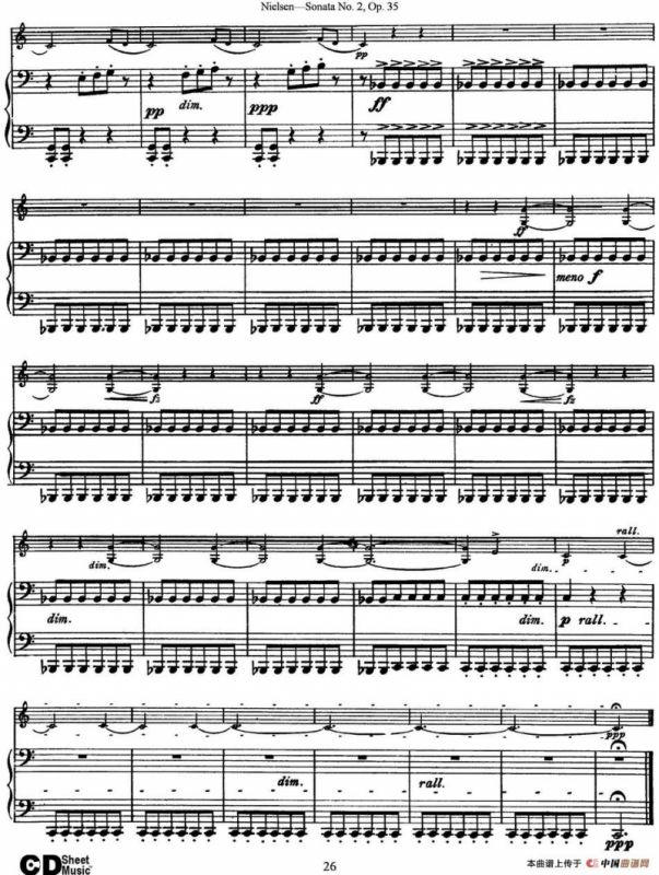 Violin Sonata No.2 Op.35（小提琴+钢琴伴奏）