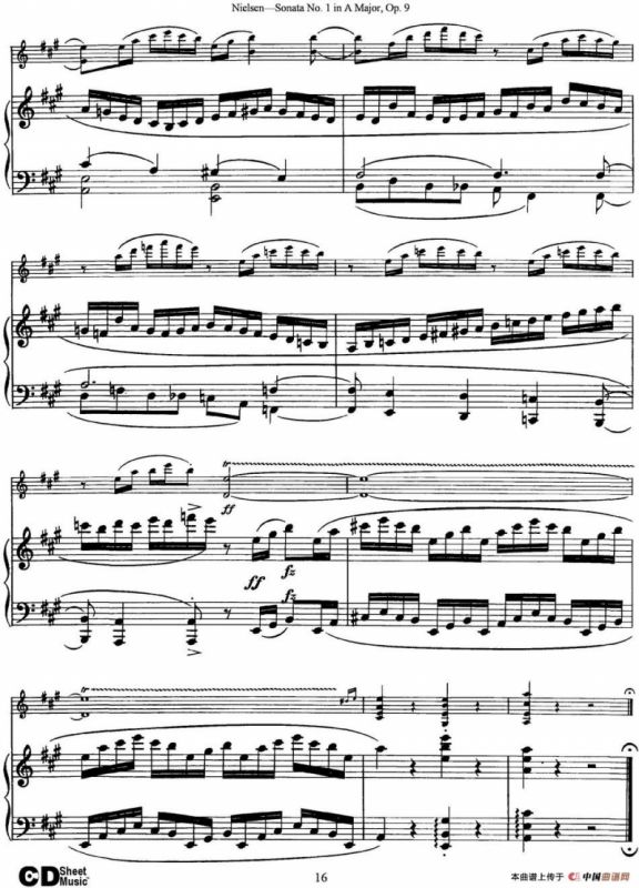 Violin Sonata No.1 in A Major Op.9（小提琴+钢琴伴奏）