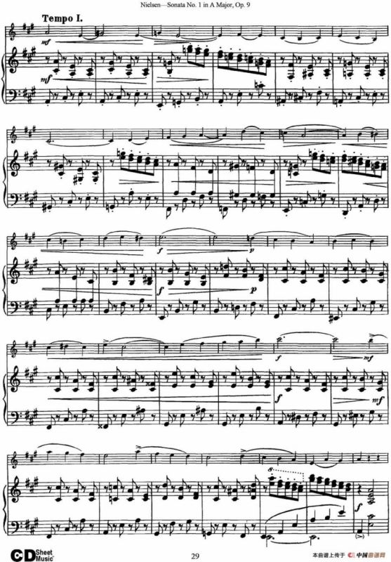 Violin Sonata No.1 in A Major Op.9（小提琴+钢琴伴奏）