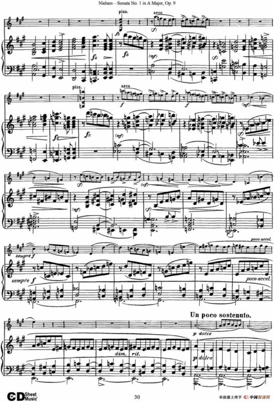 Violin Sonata No.1 in A Major Op.9（小提琴+钢琴伴奏）