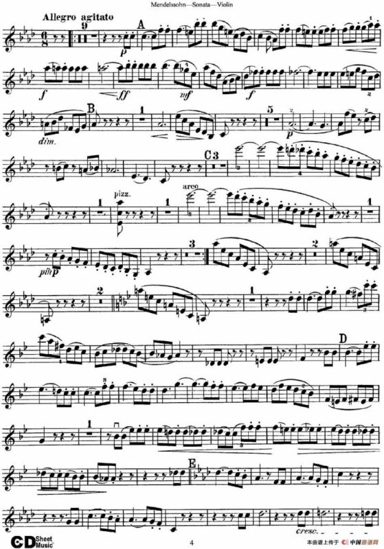 Mendelssohn Violin Sonata