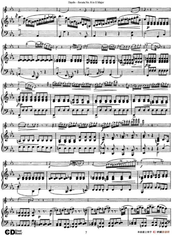 Violin Sonata No.8 in G Major（小提琴+钢琴伴奏）