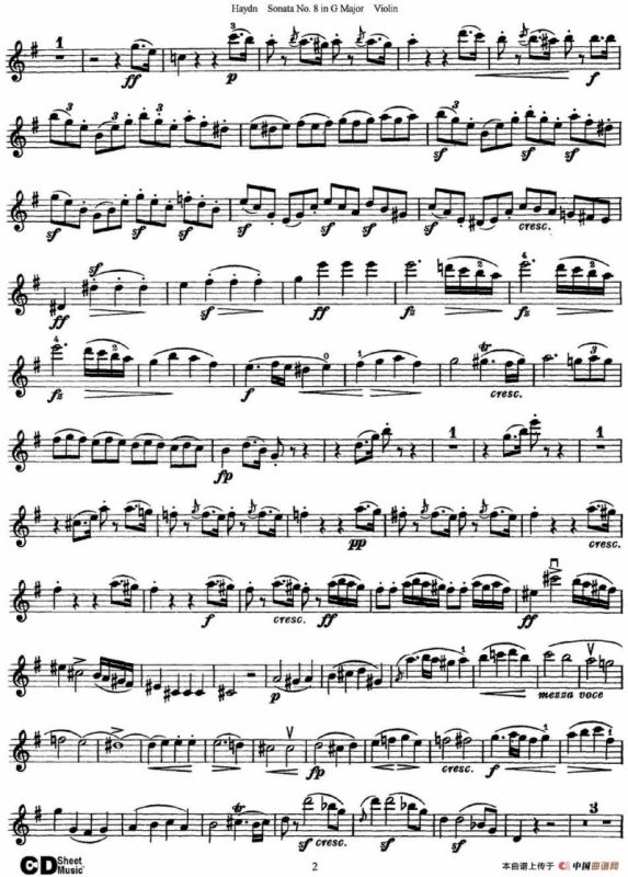 Violin Sonata No.8 in G Major