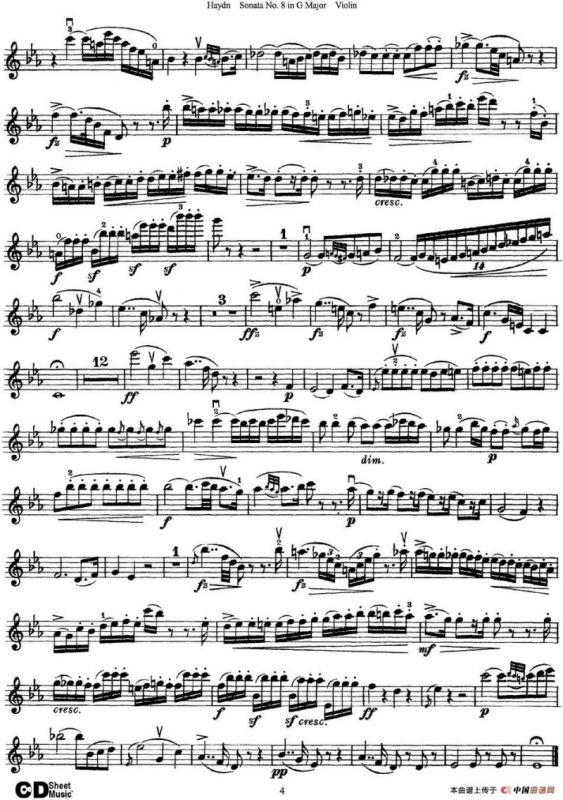Violin Sonata No.8 in G Major