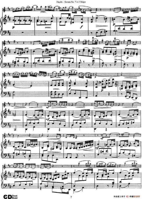 Violin Sonata No.7 in F Major（小提琴+钢琴伴奏）