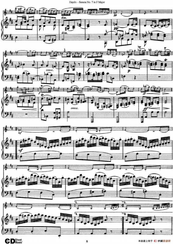 Violin Sonata No.7 in F Major（小提琴+钢琴伴奏）