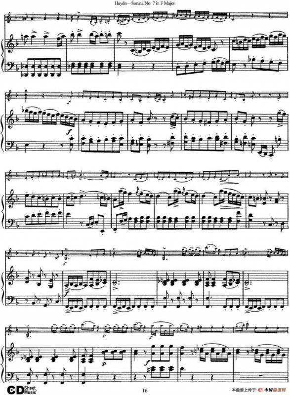 Violin Sonata No.7 in F Major（小提琴+钢琴伴奏）