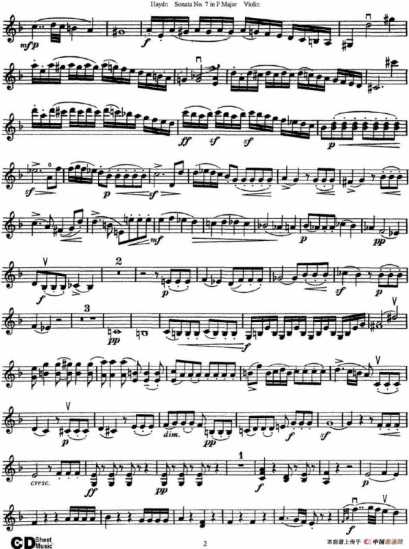Violin Sonata No.7 in F Major