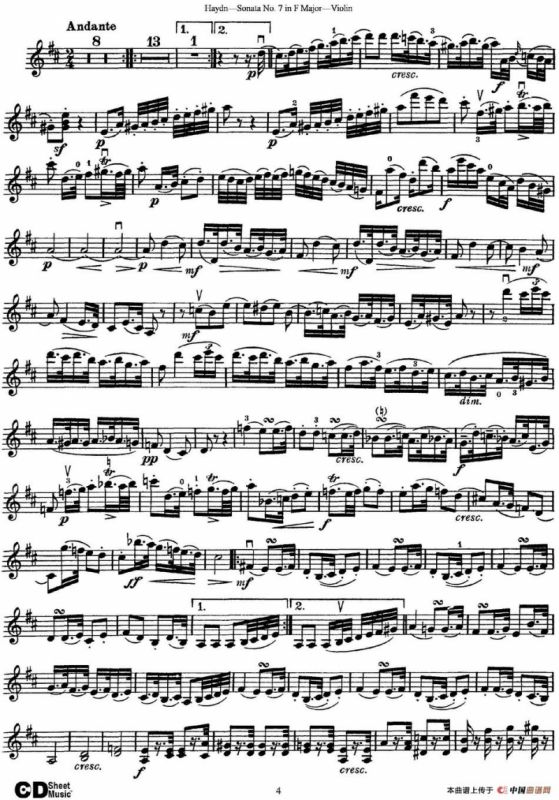 Violin Sonata No.7 in F Major
