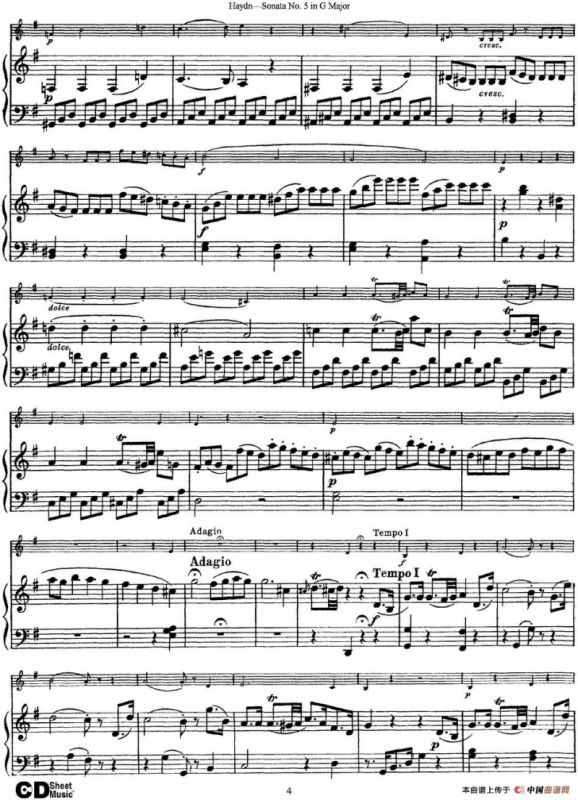 Violin Sonata No.5 in G Major（小提琴+钢琴伴奏）