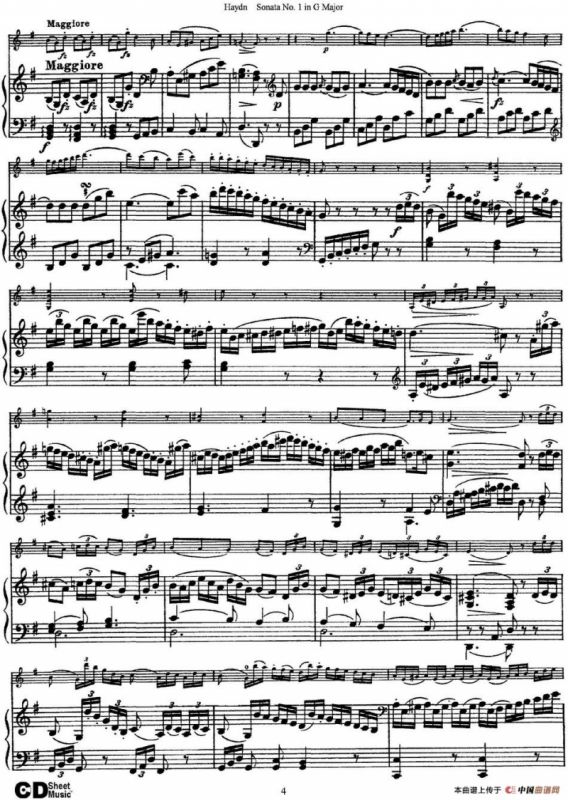 Violin Sonata No.1 in G Major（小提琴+钢琴伴奏）