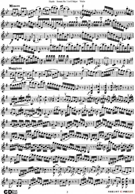 Violin Sonata No.1 in G Major