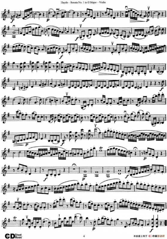 Violin Sonata No.1 in G Major