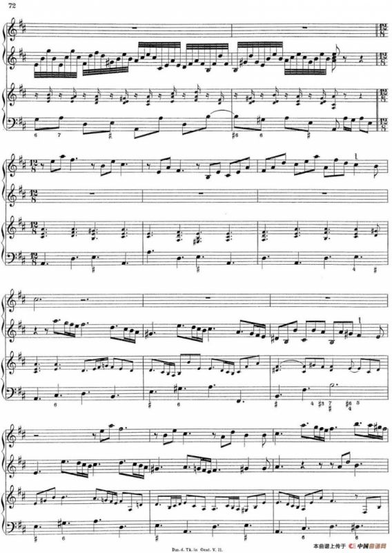 Biber Violin Sonata VIII（小提琴+钢琴伴奏）