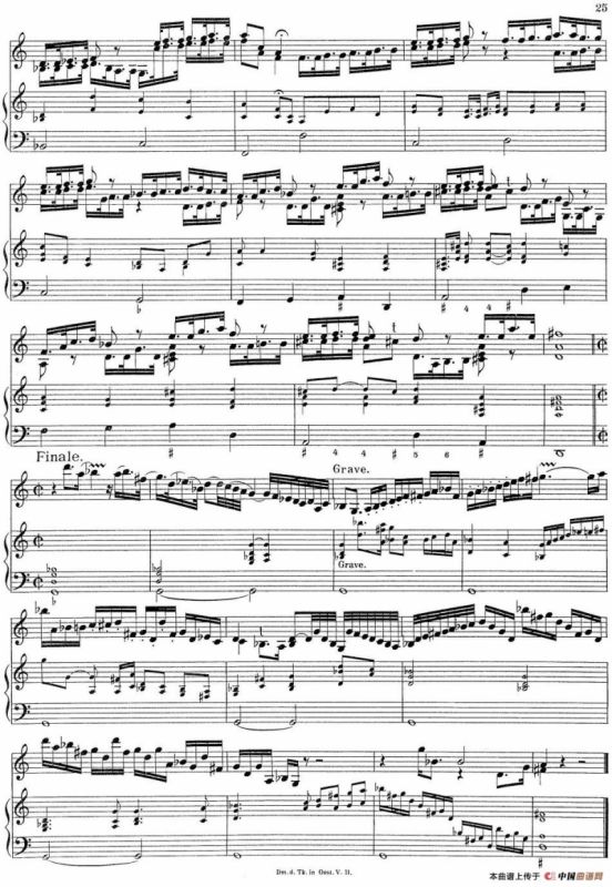 Biber Violin Sonata II（小提琴+钢琴伴奏）