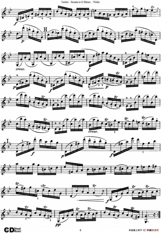 Violin Sonata in G Minor（The Devils Trill）
