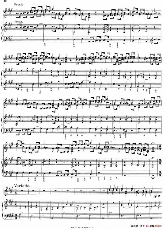 Biber Violin Sonata I（小提琴+钢琴伴奏）