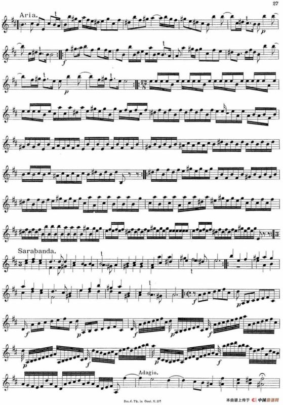 Biber Violin Sonata VIII