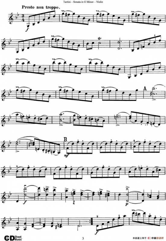 Violin Sonata in G Minor