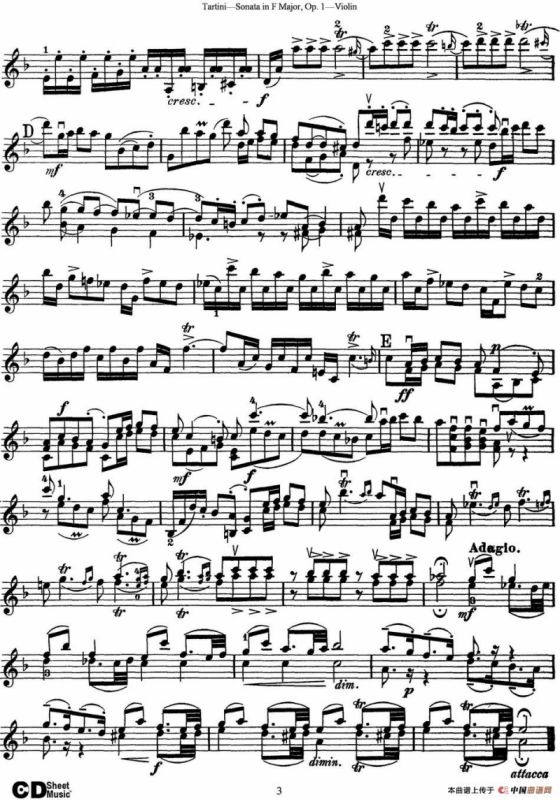 Violin Sonata in F Major Op.1