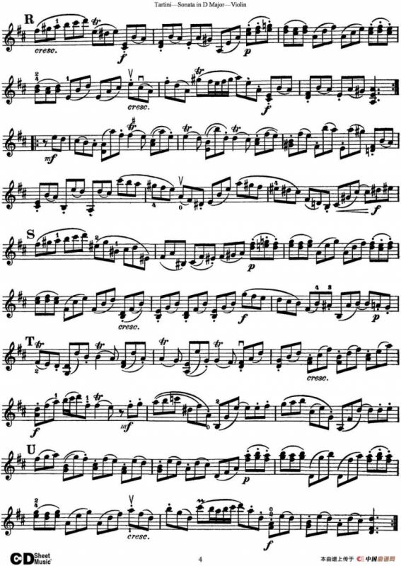 Violin Sonata in D Major
