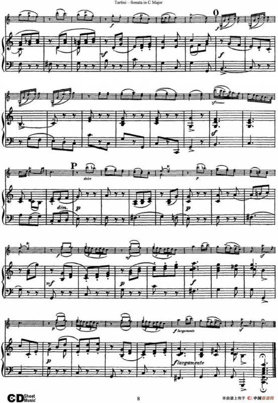 Violin Sonata in C Major（小提琴+钢琴伴奏）