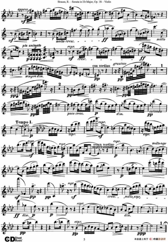 Violin Sonata in Eb Major Op.18