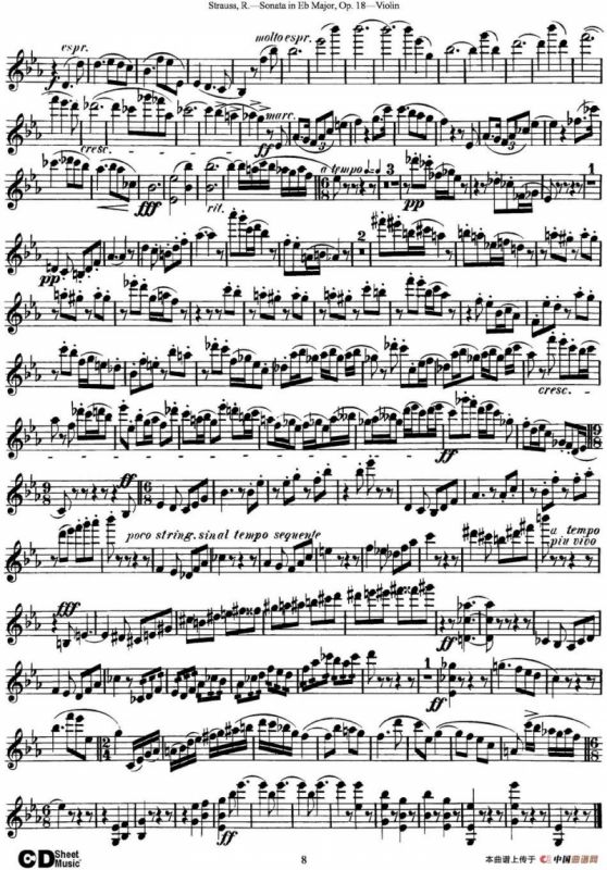 Violin Sonata in Eb Major Op.18