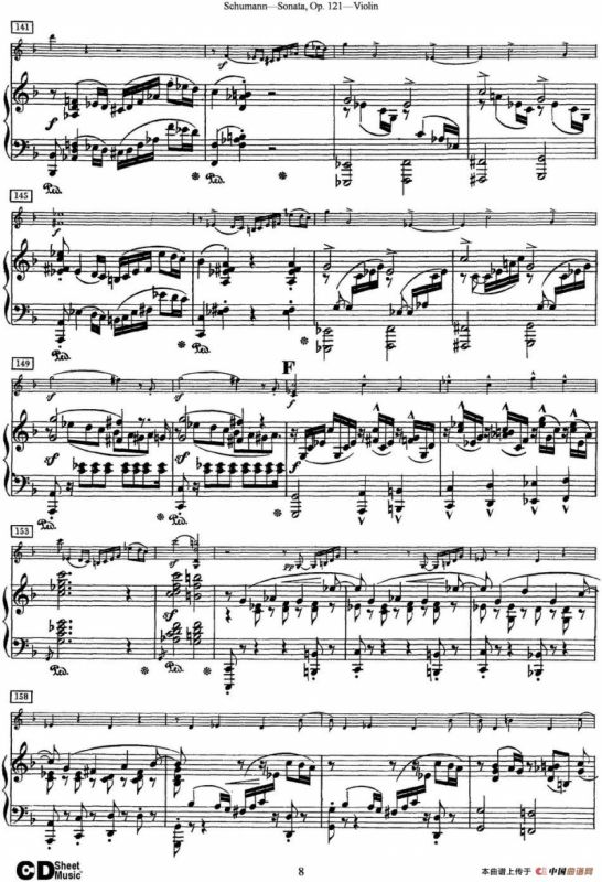 Violin Sonata Op.121（小提琴+钢琴伴奏）
