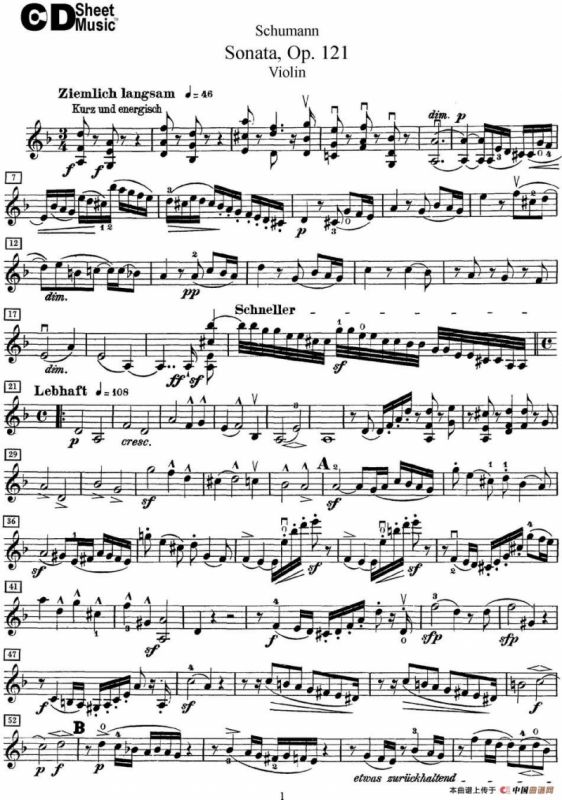 Violin Sonata Op.121