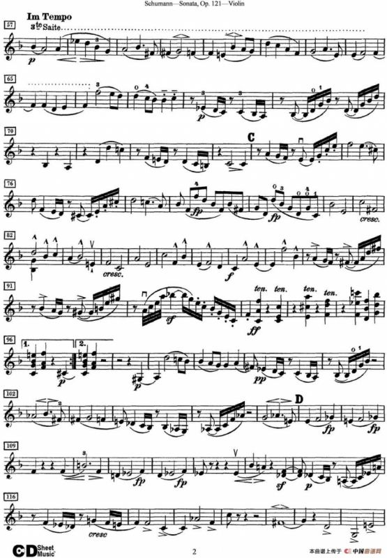 Violin Sonata Op.121