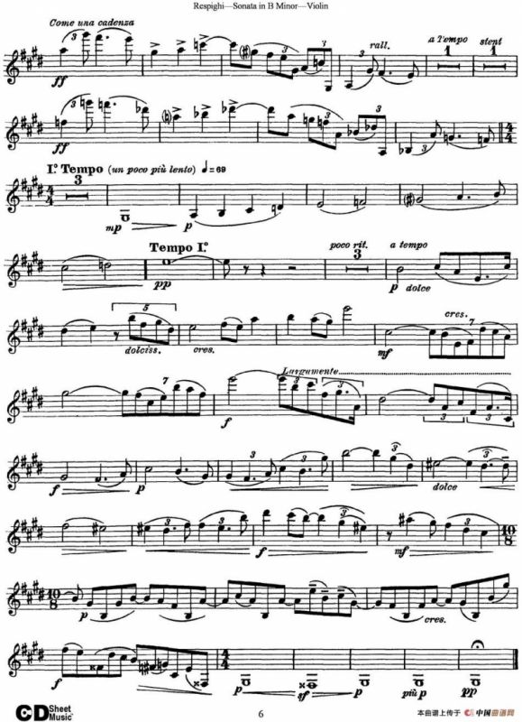 Violin Sonata in B Minor