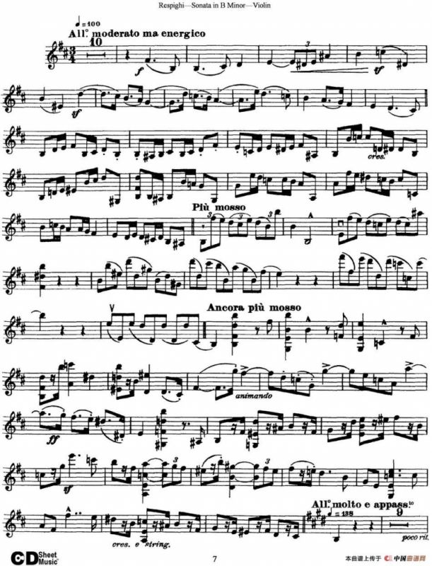 Violin Sonata in B Minor