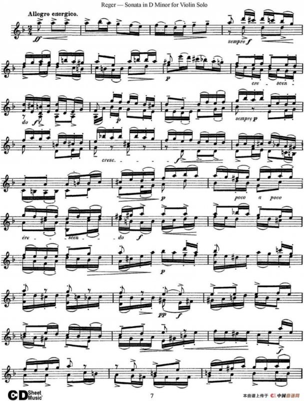 Sonata in D Minor for Solo Violin Op.42 No.1