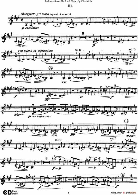 Violin Sonata No.2 in A Major Op.100