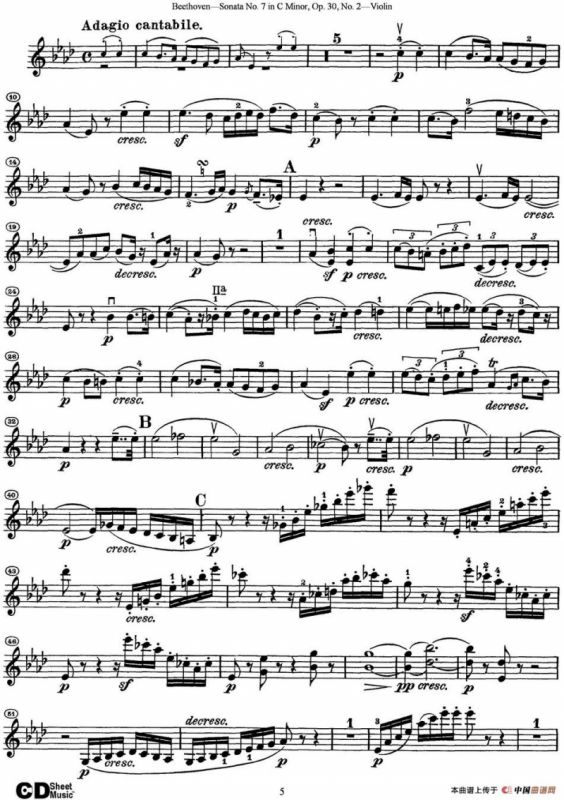 Violin Sonata No.7 in C Minor Op.30 No.2