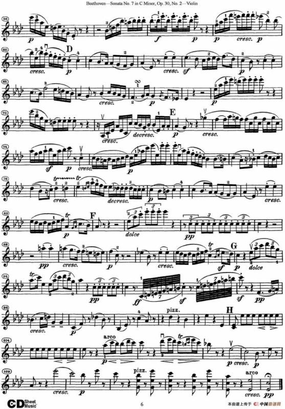 Violin Sonata No.7 in C Minor Op.30 No.2