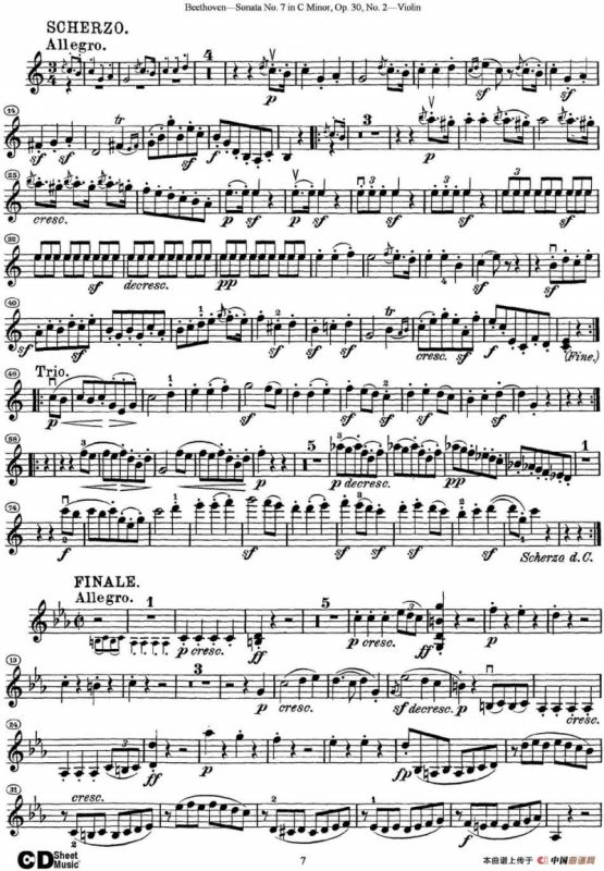 Violin Sonata No.7 in C Minor Op.30 No.2