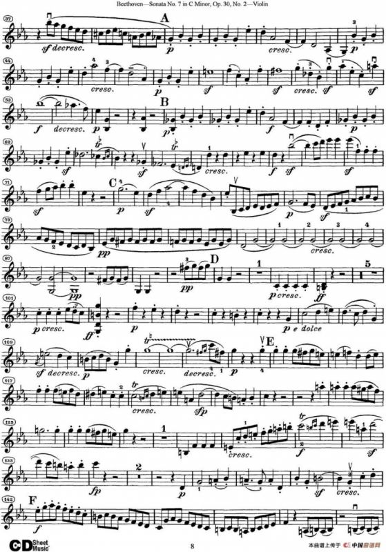 Violin Sonata No.7 in C Minor Op.30 No.2