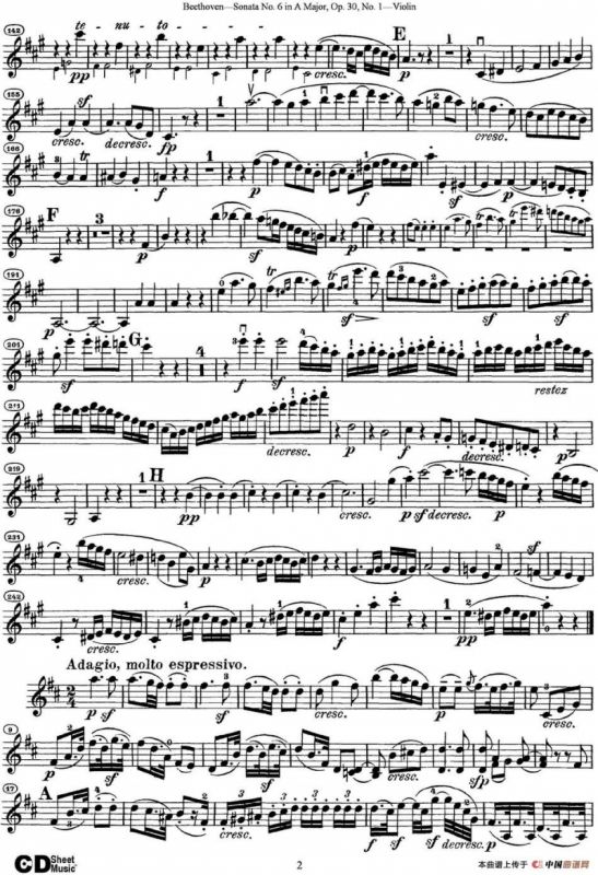Violin Sonata No.6 in A Major Op.30 No.1