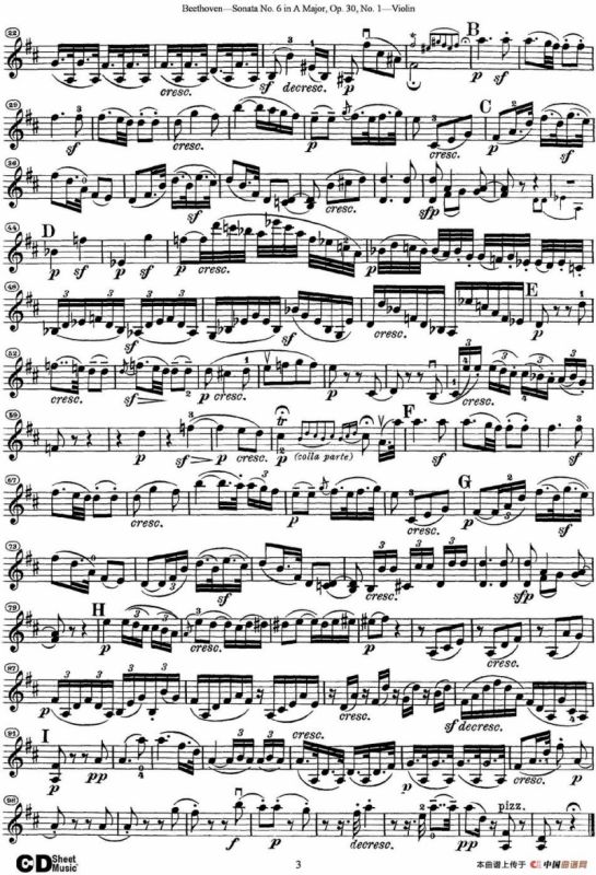Violin Sonata No.6 in A Major Op.30 No.1