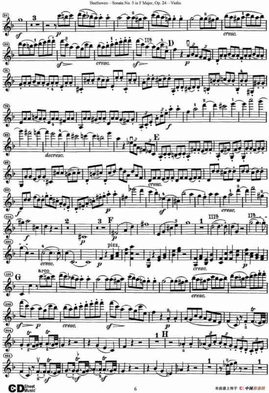 Violin Sonata No.5 in F Major Op.24