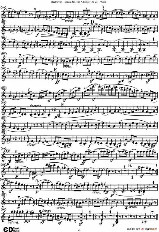 Violin Sonata No.4 in A Minor Op.23